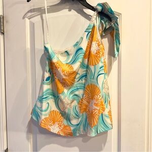 Lilly Pulitzer Do The Wave Silk Top Size 6